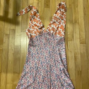 VRG GRL silky floral Dress